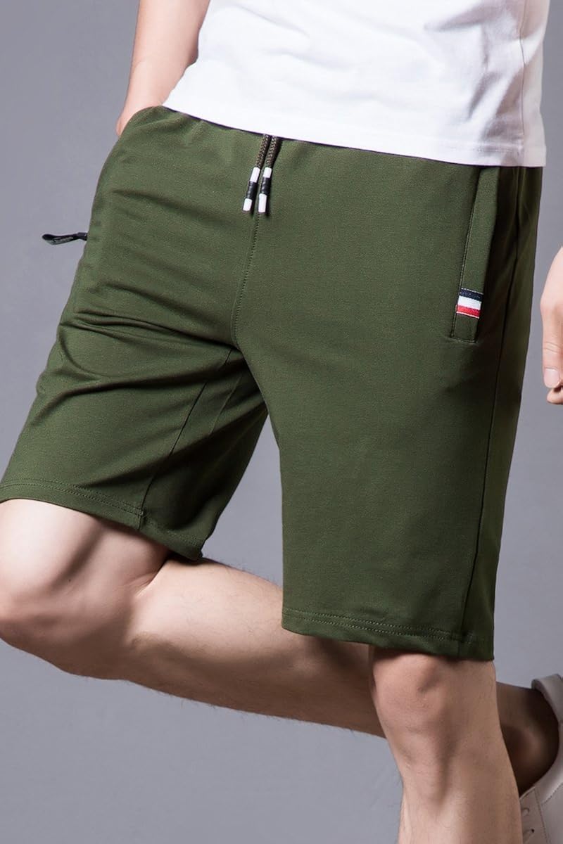 MO GOOD Mens Casual Shorts Workout Fashion Comfy Shorts Breathable Big and Tall Shorts: Clothing
