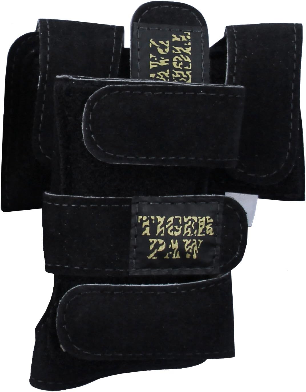 US Glove Snowflake Designs Offering Suede Black Tiger Paws (Small)