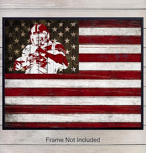Amazon Com Alabama Crimson Tide Football Wall Art Print