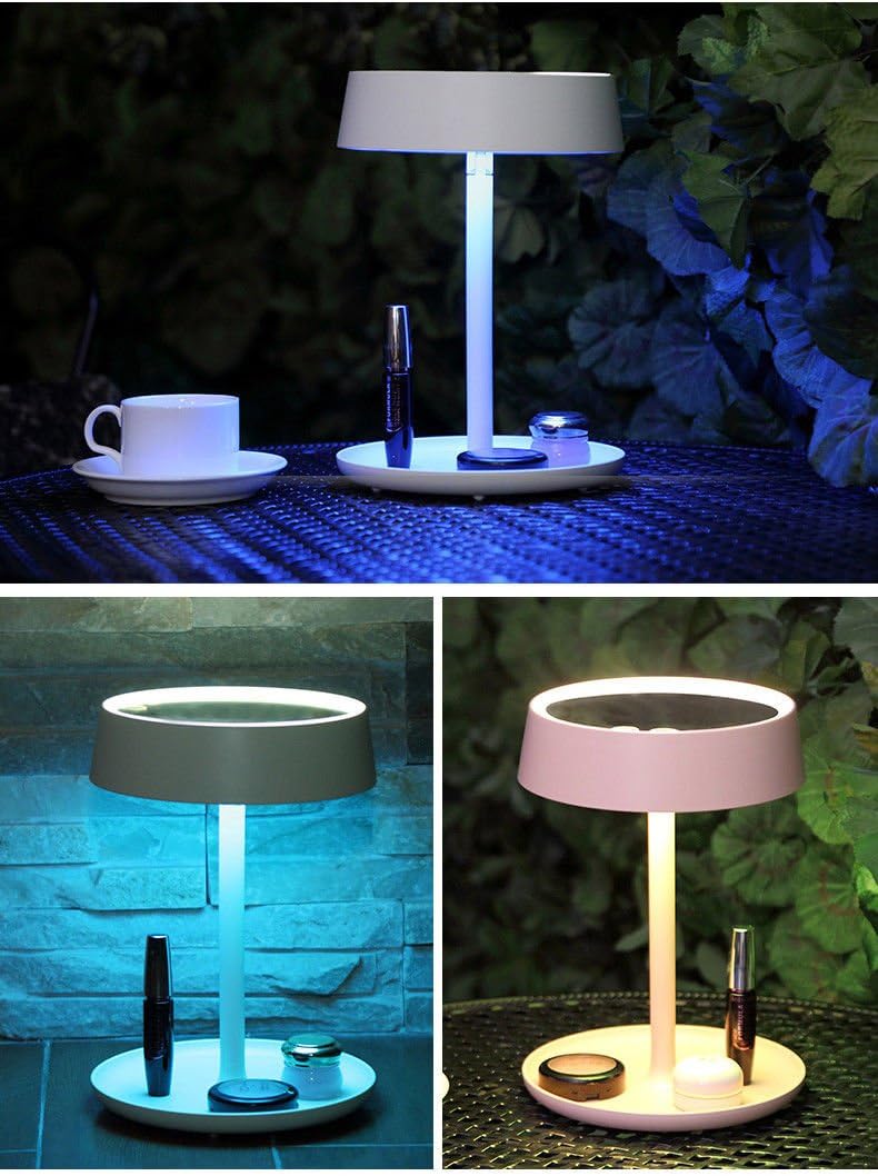 Weedoo LED colorful make uo mirror lamp USB or battery white,pink romantic lighting