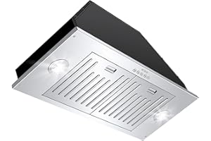 MCBON Range Hood Insert 30 Inch, 700 CFM Range Hood Insert, Ducted/Ductless Convertible Insert Range Hood, Vent Hood Insert, Stainless Steel Hood Range Insert, Built In Range Hood 30 Inch, TE77-30