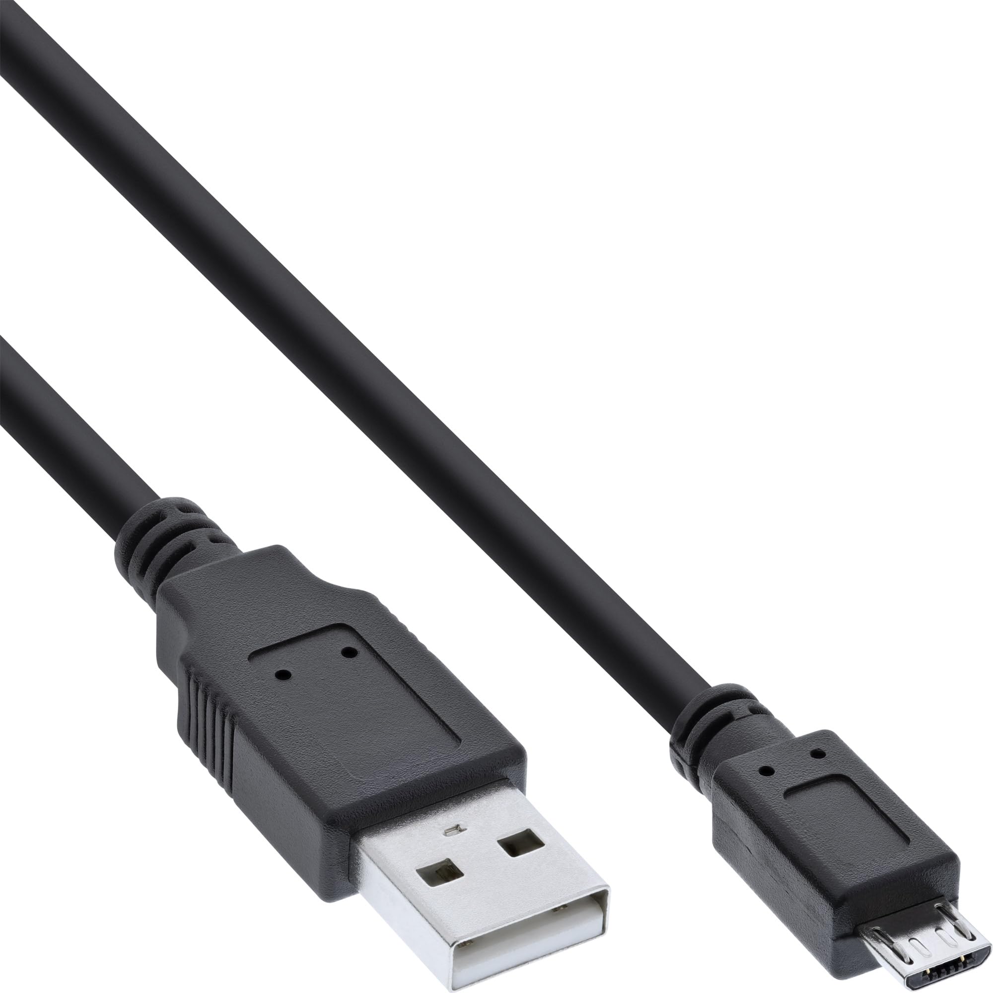 InLine 5 m USB 2.0 A – Micro B USB Cable USB A Micro-USB B Black – USB Cables (5 m, USB A, Micro-USB B, 2.0, Male Connector/Male Connector, Black)