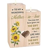 Mother in Law Gift, Candlestick - Gifts for Mother in Law, Mother's Day Christmas Birthday Gifts for Mother-in-Law, Mother of The Groom Gifts