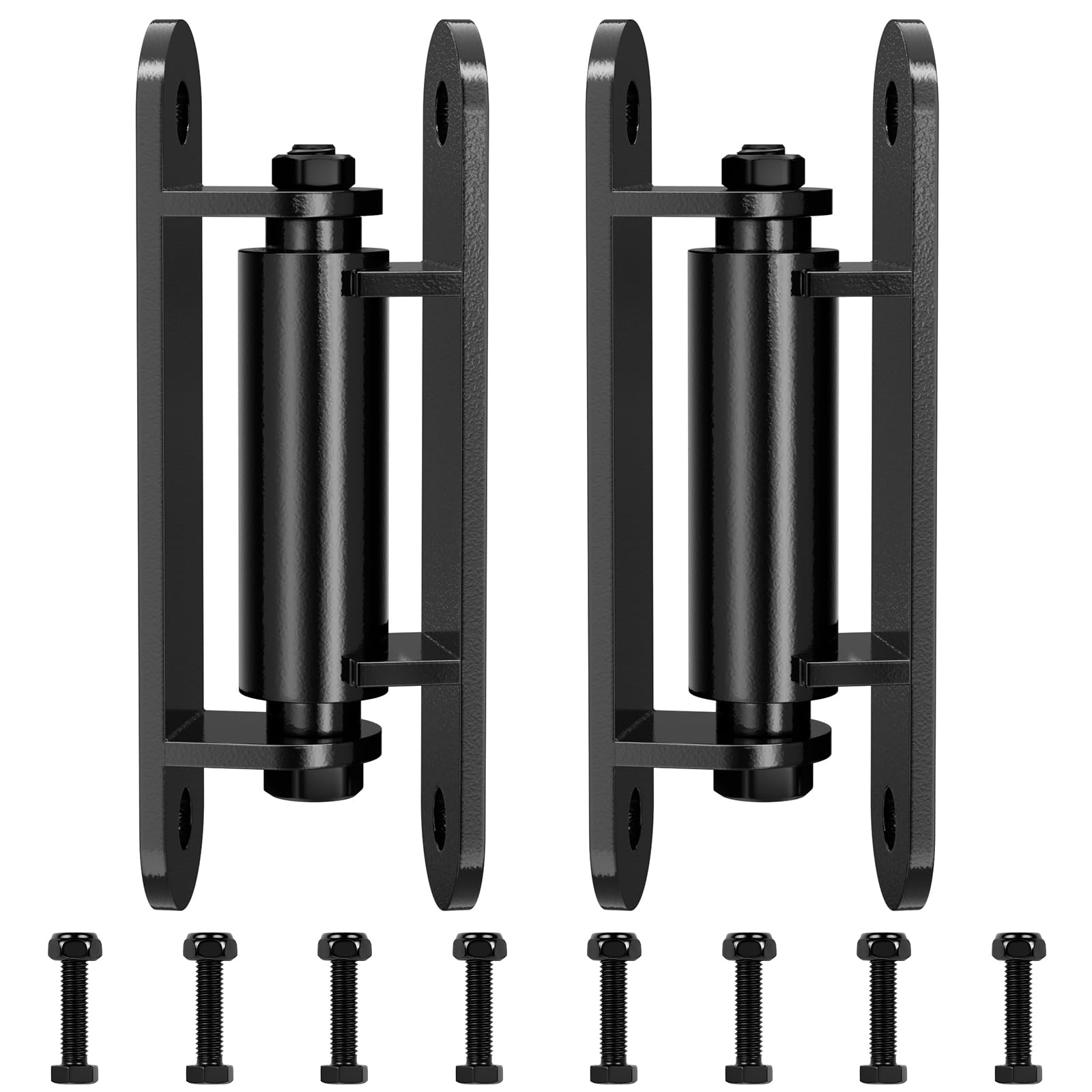 Photo 1 of **MISSING ONE**
Heavy Duty Gate Hinger 7” Silent Bearing Gate Hinges for Large Heavy Driveway Gates Up to 1100 Pounds Black (1 Pair)