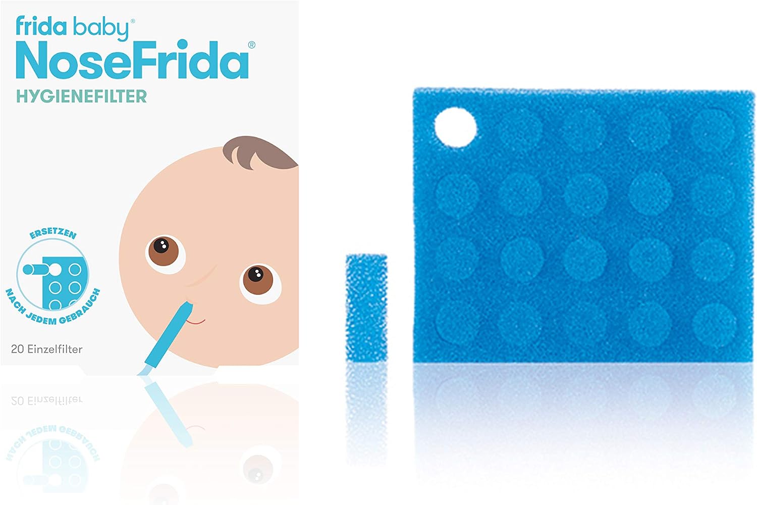 Fridababy NoseFrida Hygiene Filters for Nasal Aspirator, Blau
