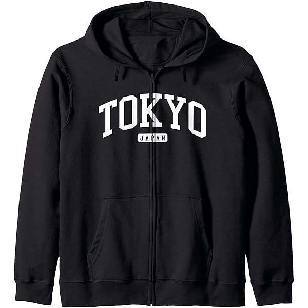 Amazon.com: Tokyo Japan College University Style Zip Hoodie