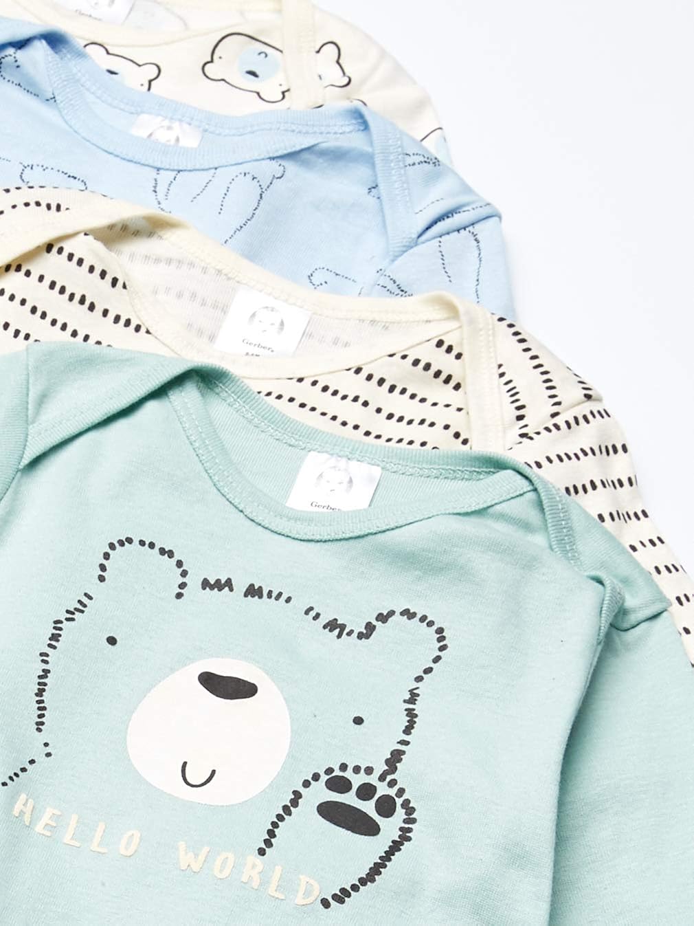Gerber Boys' 4-Pack Gown: Sports & Outdoors