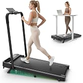 UREVO Smart 11% Incline Treadmill, Walking Pad with AI Smart APP | AI Smart APP Control, Ultimate Calorie-burning with Incline, Safety Handle, Compact Walking Pad Ultra-Portable 44LBS