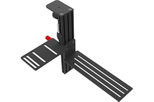 Hikig Desk Mount For Racing Sim Shifter & Handbrake Compatible With Logitech G Driving Force Shifter, Thrustmaster TH8A Shifter & Thrustmaster TSS Handbrake - Racing Sim Shifter/Handbrake Desk Mount