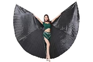 Fibama Women Belly Dance Wings Belly Dance Accessories Oriental Egyptian Halloween Costume Wing Without Sticks