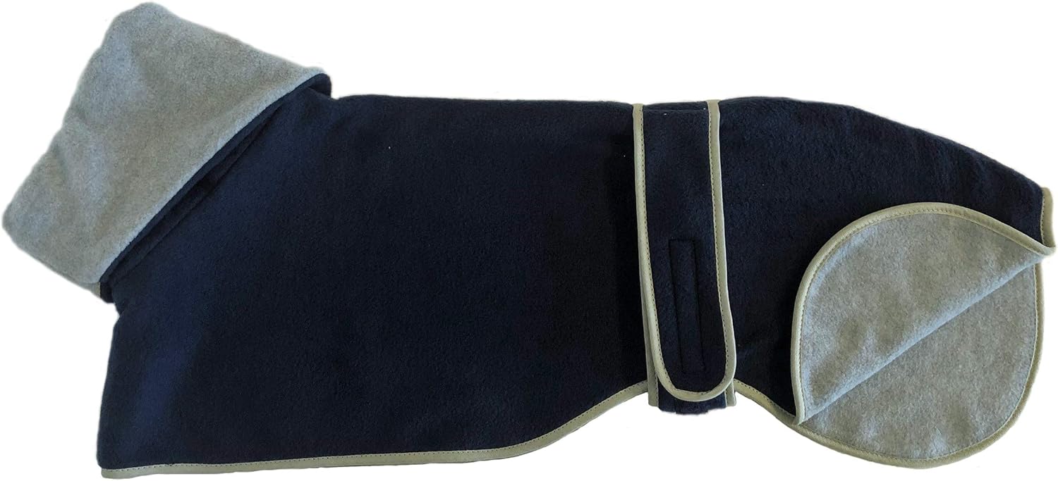 Cosipet Greyhound Polo Coat, 20"/51 cm, Blue - Image 4