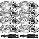 8 Pack Shaver Head Replacement Blade Compatible with Skull Shaver Pitbull Gold PRO, Pitbull Platinum PRO, Pitbull Silver PRO, Diamond PRO Shaver, Head Shavers for Bald Men