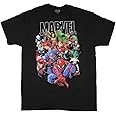 Marvel Avengers Guardians of The Galaxy Team Up All Time Men's Adult Graphic Tee T-Shirt