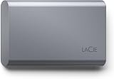 LaCie Mobile SSD Secure 1TB USB C Portable External SSD Grey Rescue Data