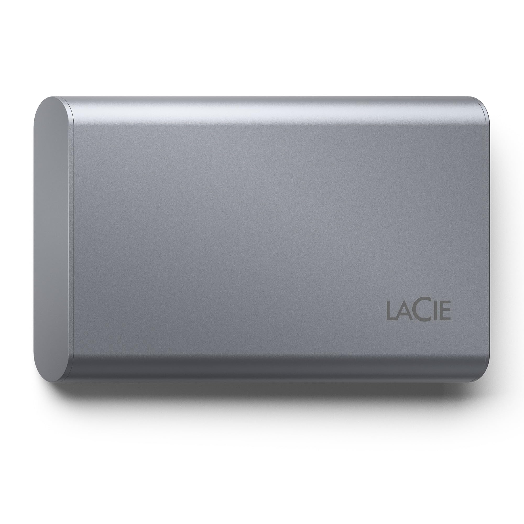 LaCie Mobile SSD Secure 2TB, 10Gbps USB 3.1 Type C, PC Mac iPad & iPhone, Space Grey, Data Rescue Service (STKH2000800)