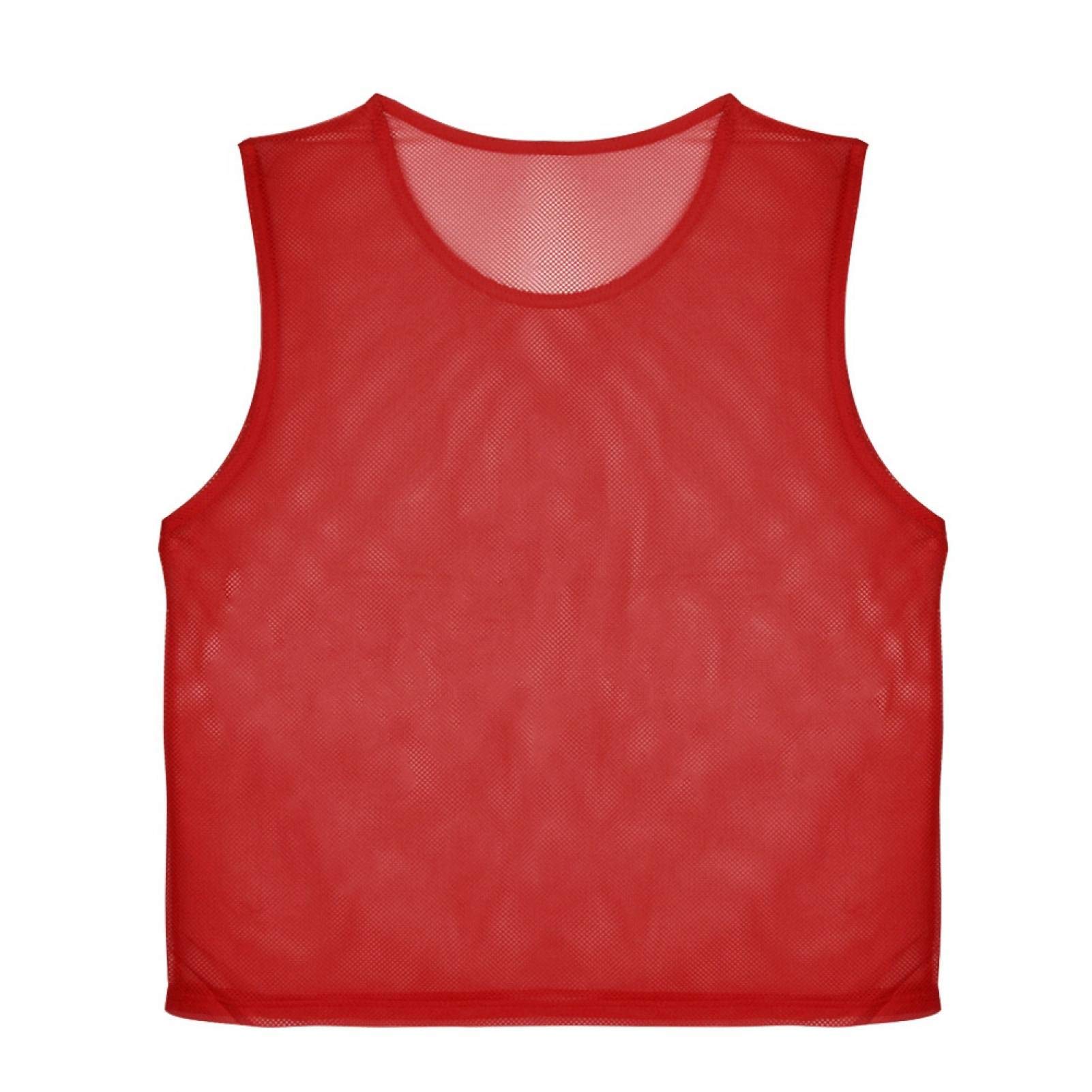 Keenso 12 Pack Pinnies Adult Scrimmage Training Vests, Breathable Mesh Adults Jerseys Bibs Scrimmage Training Vests Football Vest