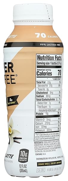 KITU, SUPER COFFEE PROTEIN MCT OIL VANILLA, 12 FL OZ