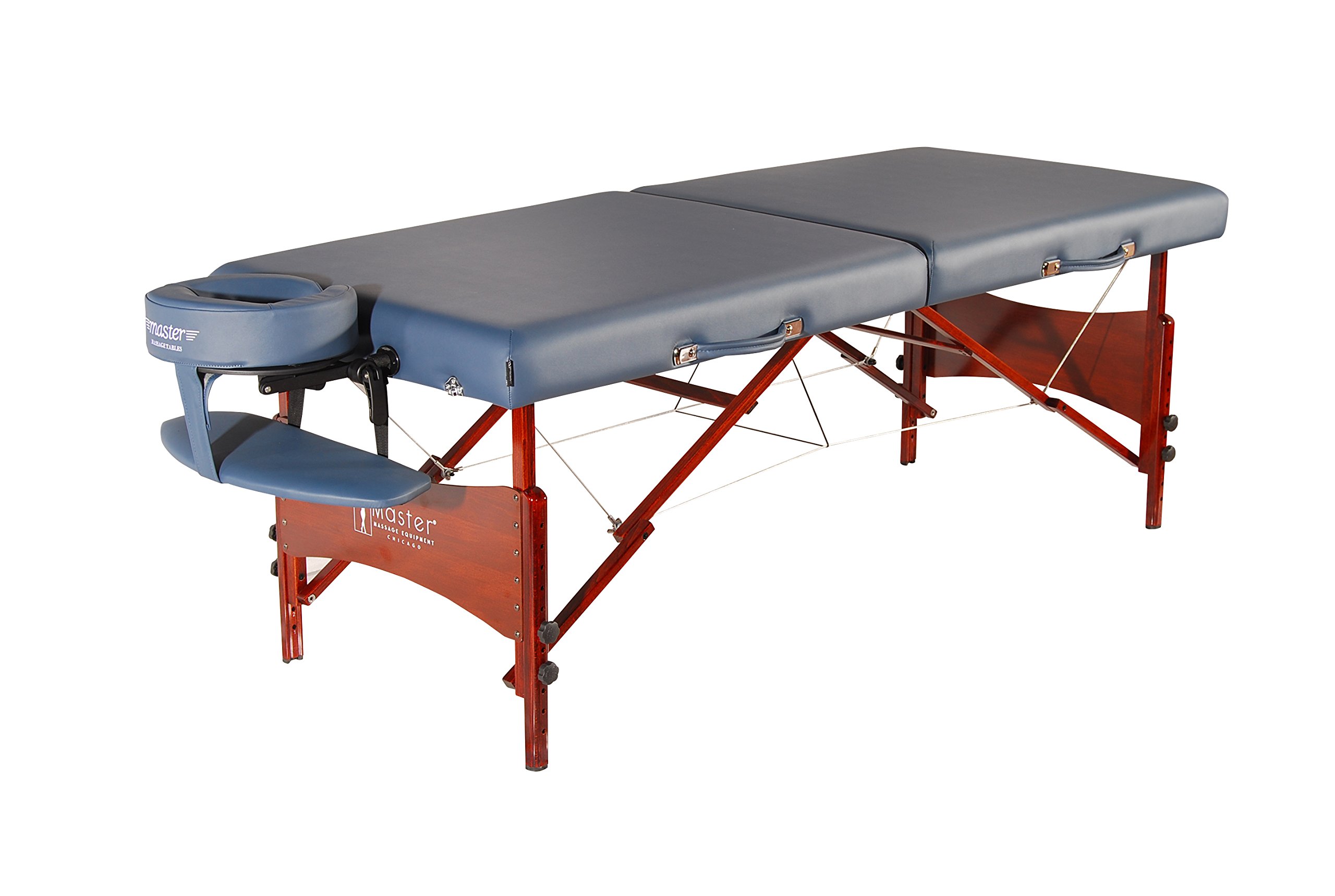 Master Massage Mater Basic Newport Portable Massage Table, 70 cm, Royal Blue