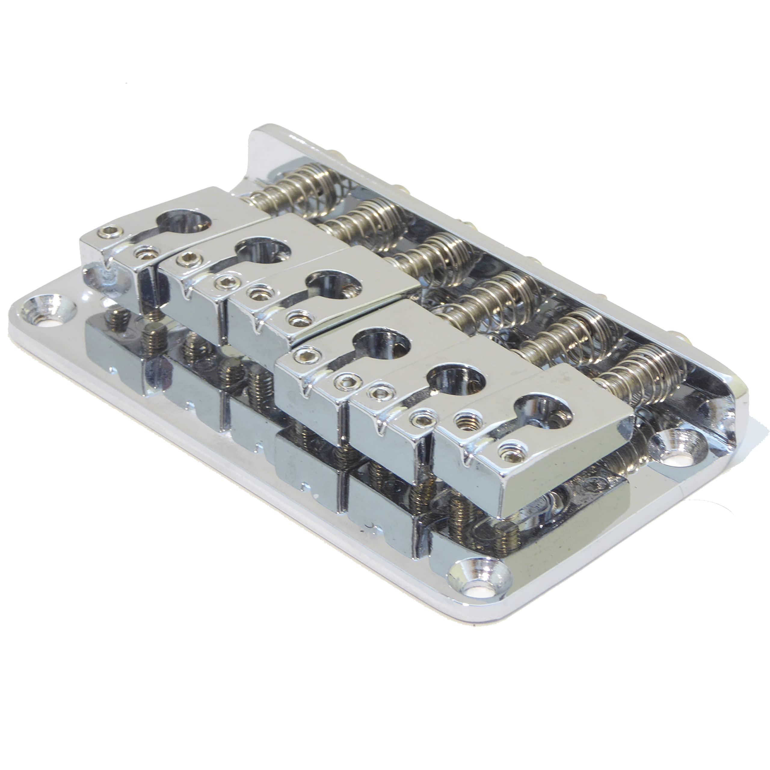 Guitar Bridge in chrome through body or captive ball type