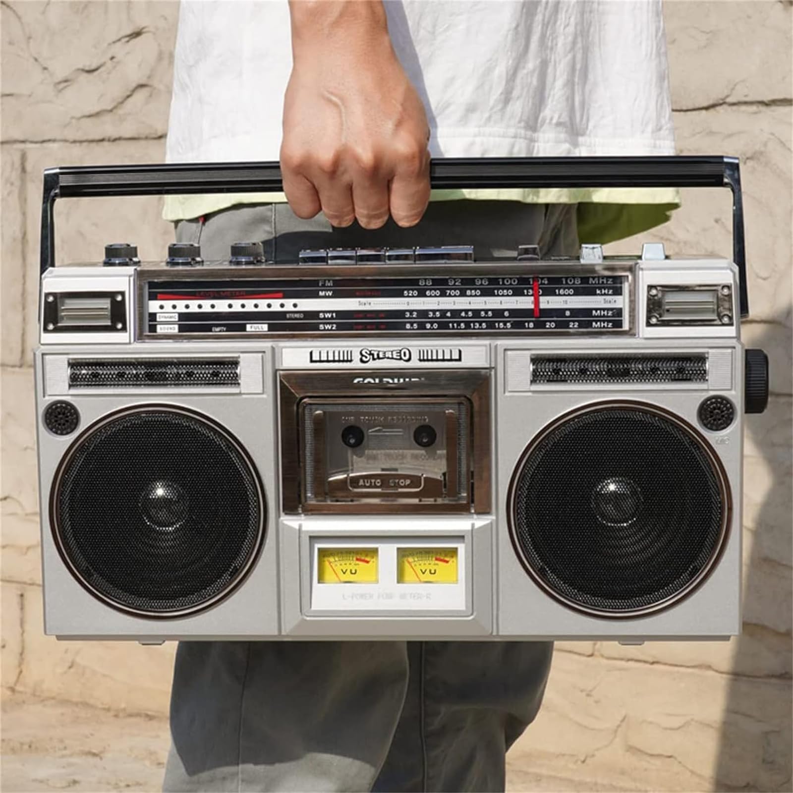 Mua Cassette Boombox, Classic 80s Style Retro Boombox CD Tape Player ...
