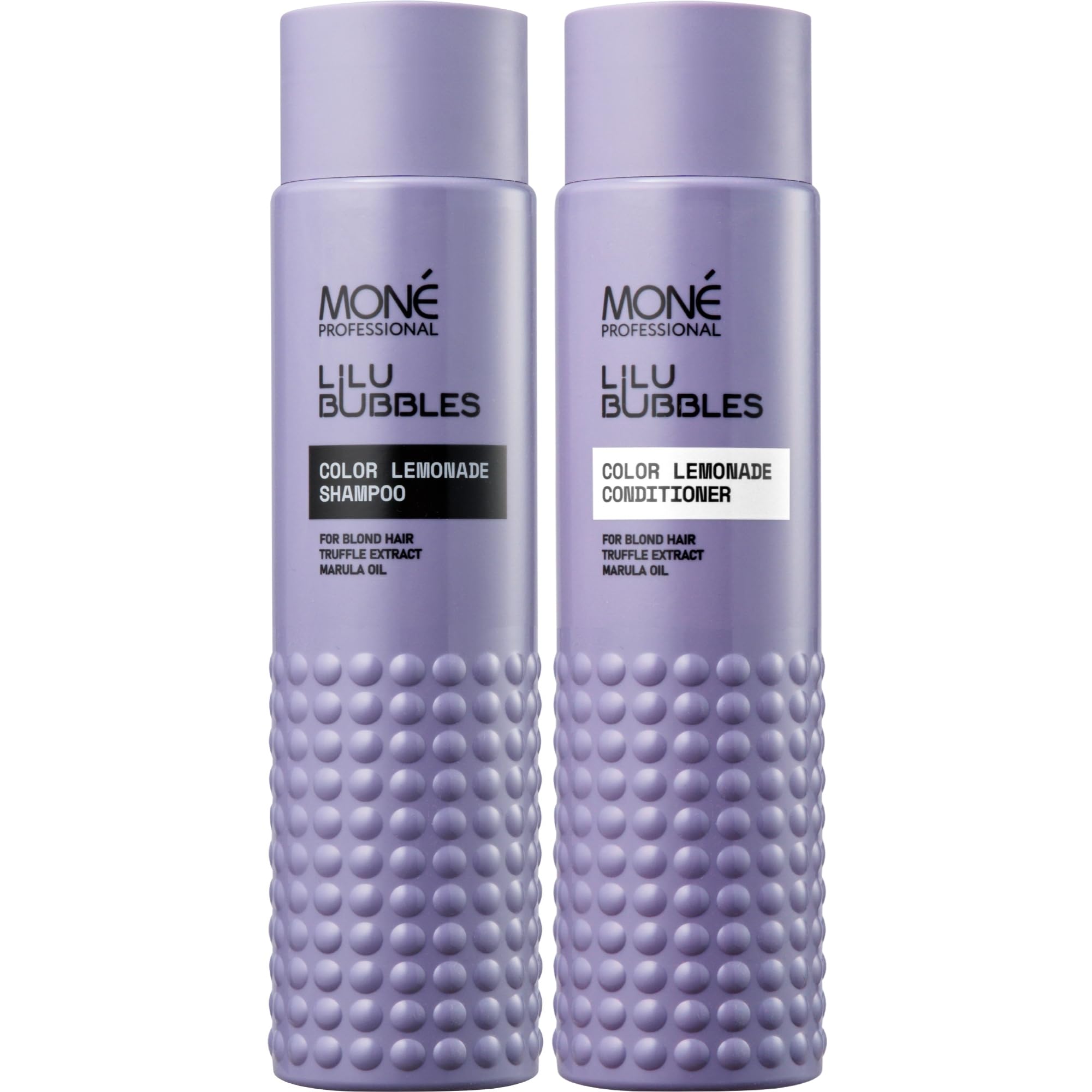 MONÉ PROFESSIONAL - Lilu Bubbles Shampoo & Conditioner Set - Bleached & Blonde hair - 300 ml (2)