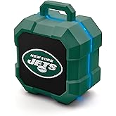 SOAR NFL Shockbox LED Wireless Bluetooth Speaker - Water Resistant IPX4, 5.0 Bluetooth with Over 5 Hours of Play Time - Small Portable Speaker - Officially Licensed NFL, Perfect Home & Outdoor Speaker