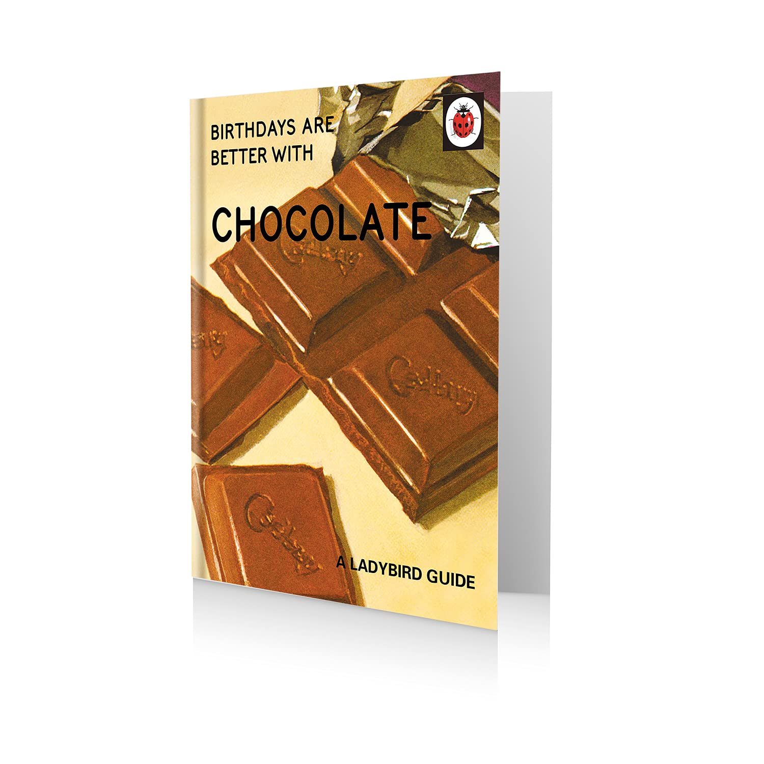 Ladybird Books for Grown-Ups"Chocolate" Birthday Card, Multi, 7 X 5, LA018