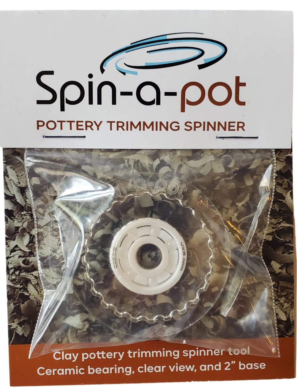 Spin-a-pot Pottery Trimming Spinner Tool (2" Trimming Spinner)