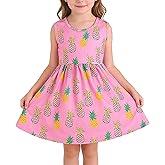 Yuromoon Toddler Girls Casual Dress Universe Black Print Dresses Flutter Sleeve Clothes 2-8Y