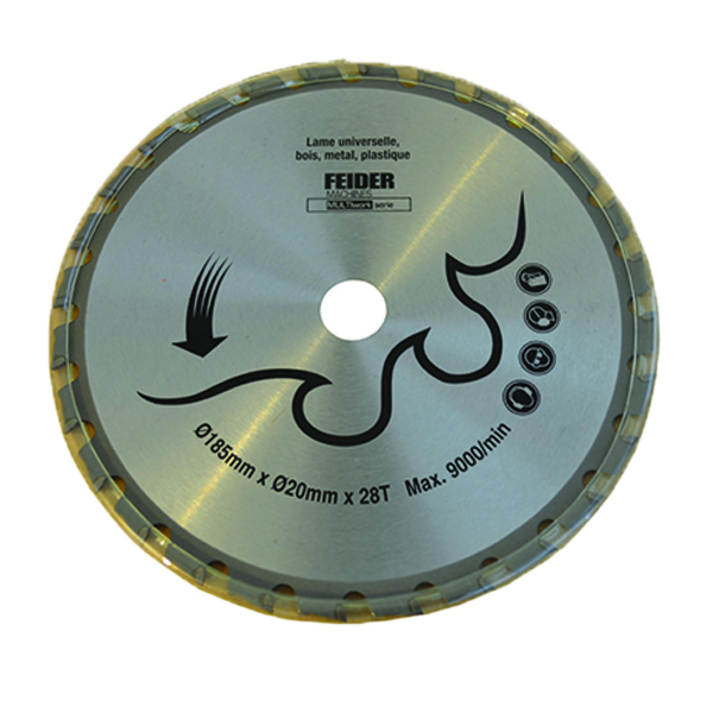 Feider F185LU Universal Multi-Material Blade 185 x 20 mm 28 Teeth