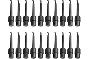predolo 20x Fishing Lure Display Clips Accessories Alloy Compact Lure Holder Hooks