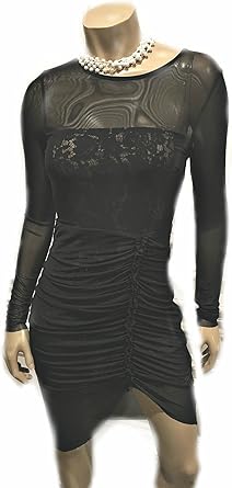 little black dress mesh