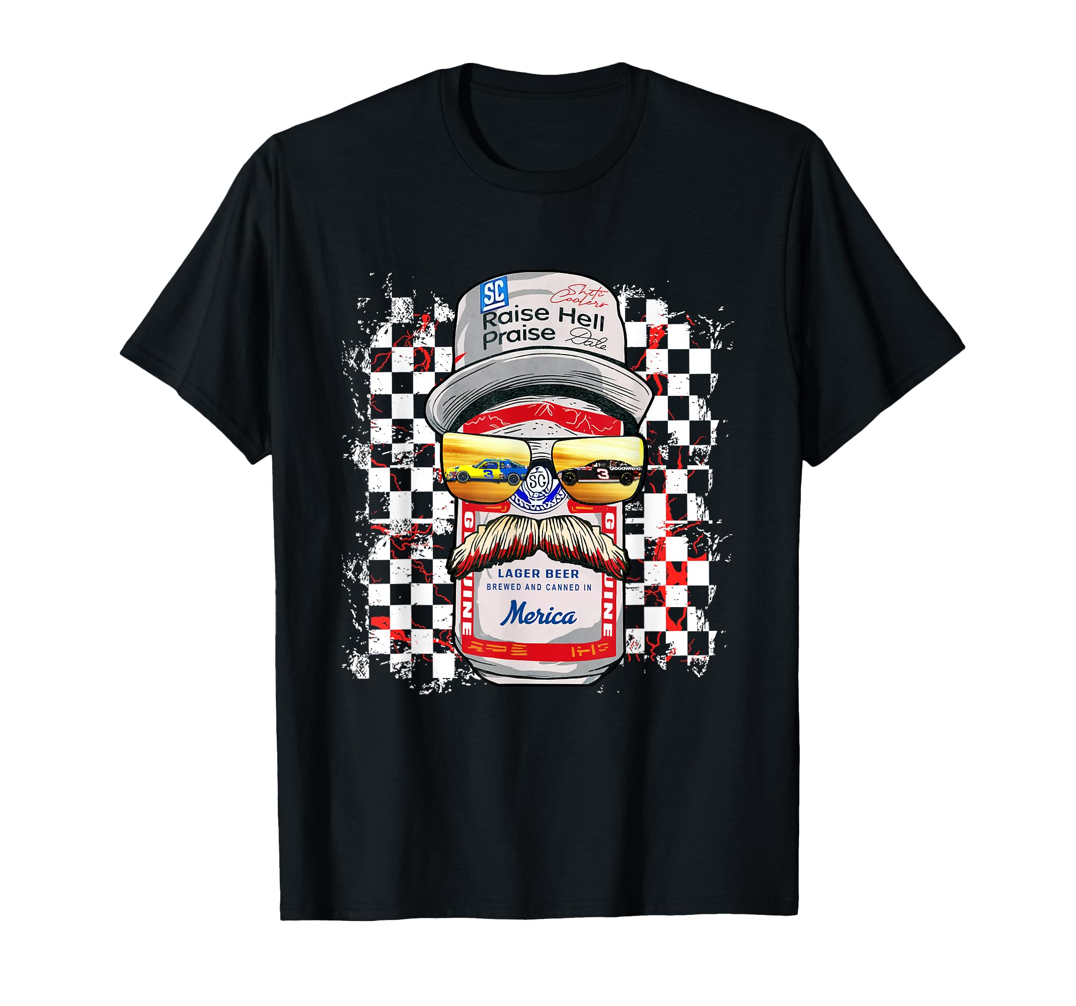 Photo 1 of Vintage Motorsport Classic 80s Racing Outfits Drinkin' Beer T-Shirt- XL 