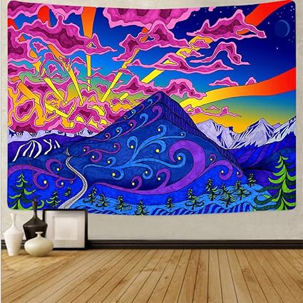 Magisches Muster Tapisserie Wandbehang Wohnzimmer Schlafzimmer Sofa