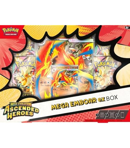Amazon.com: Pokémon TCG: Mega Evolution—Ascended Heroes Mega
