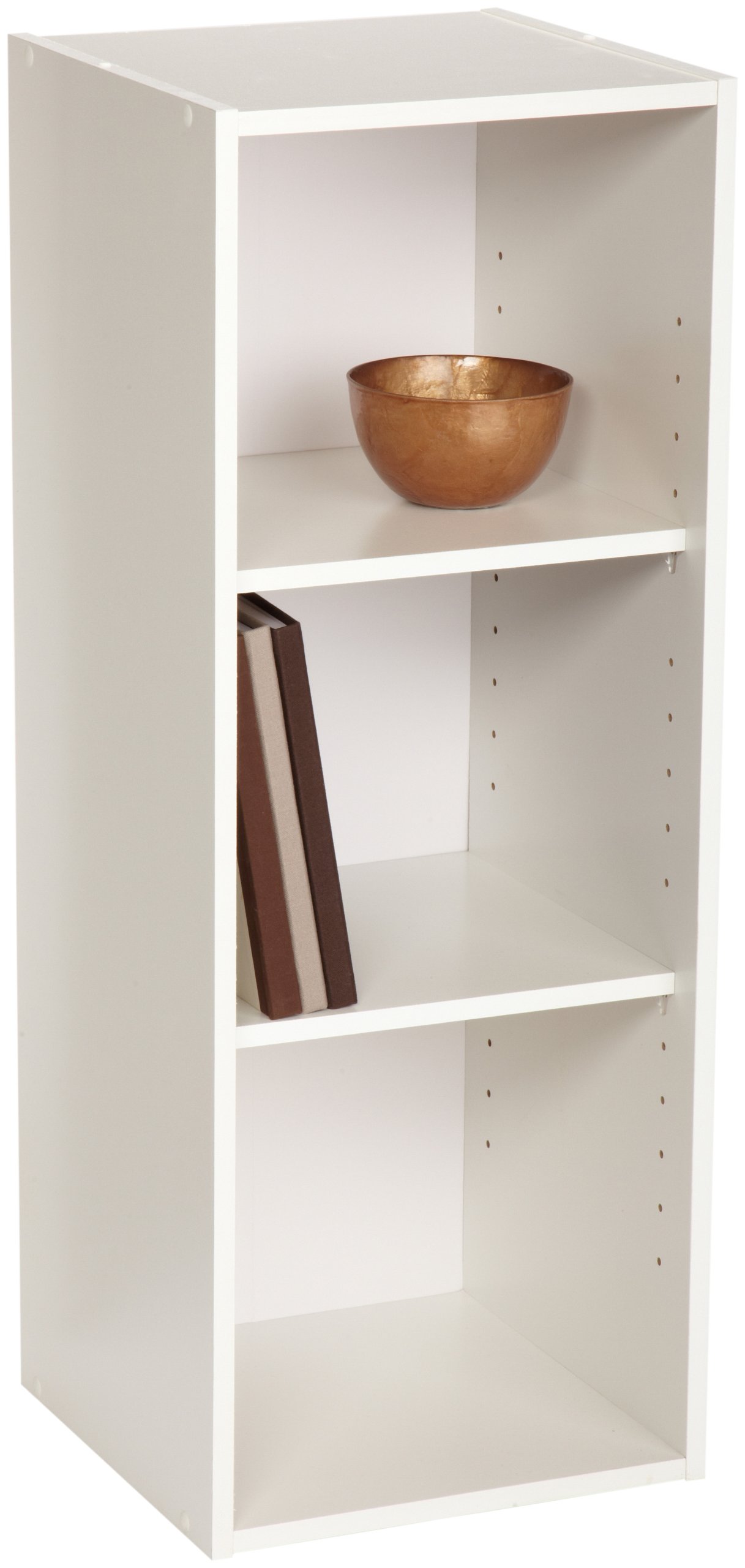 ClosetMaid 8987 Stackable 3Shelf Organizer, White 75381089876 eBay