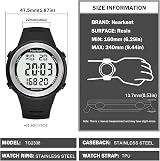Hearkent Waterproof Pedometer Watch Senior Non Bluetooth LCD Large Numbers view 6