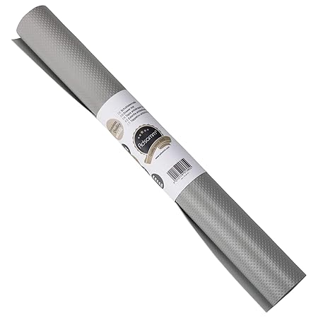 Schubladenmatte 150 x 48cm - Anti-Rutschmatte - Kühlschrankeinlage, in verschiedenen Farben (grau)