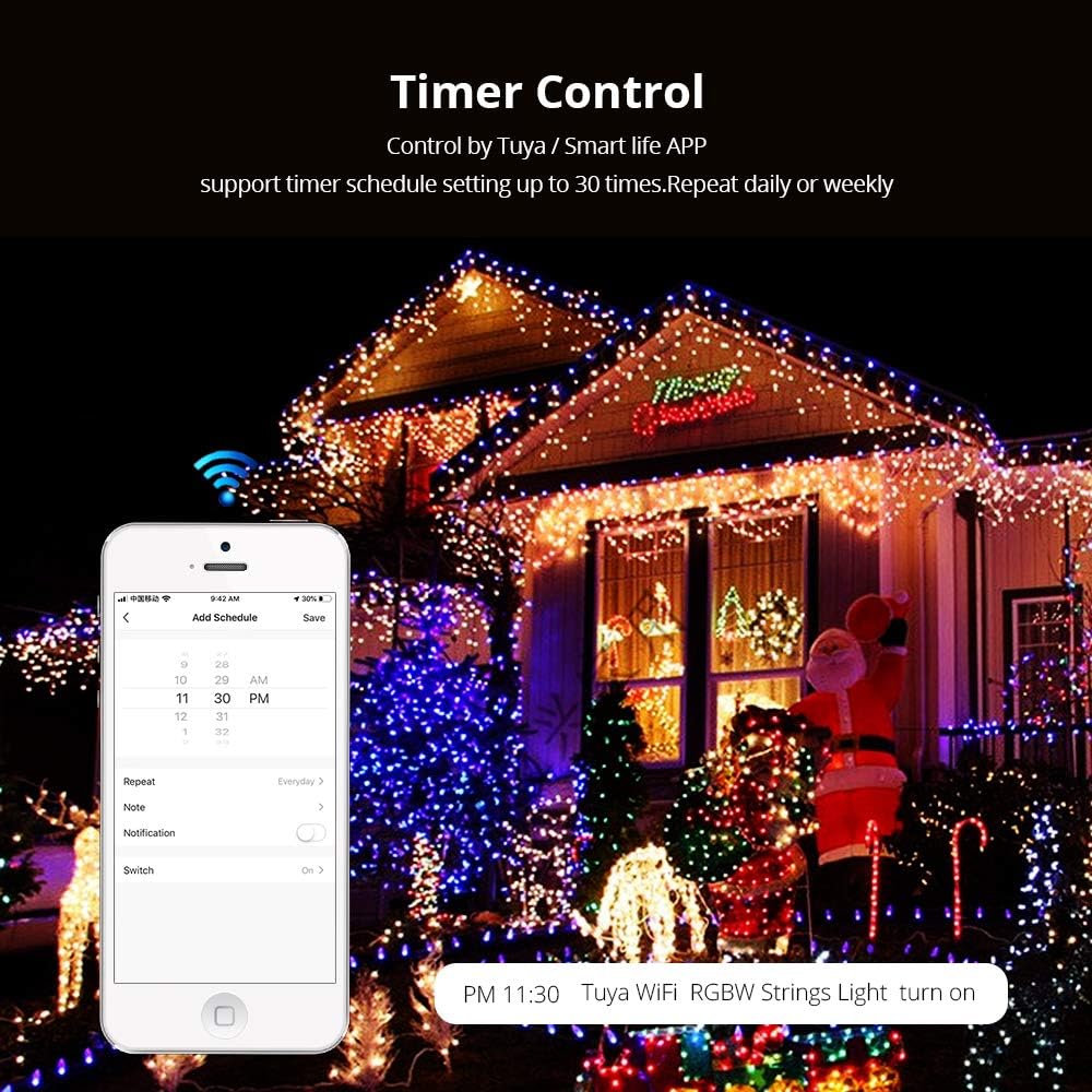 google home fairy lights