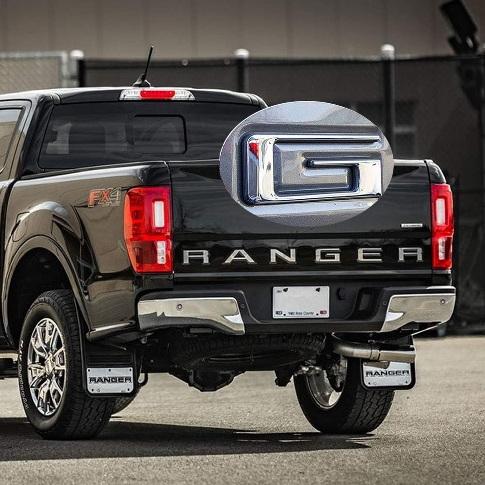 Raised Tailgate Insert Letters Fits for 2019 Ford Ranger Raised Tailgate Insert Letters Fits for 2019 Ford Ranger