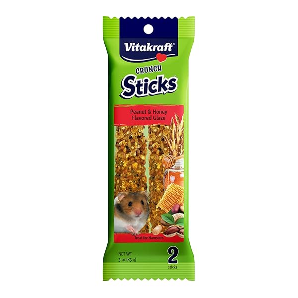 VITAKRAFT CRUNCH STICKS HAMSTER TREAT – PEANUT AND...