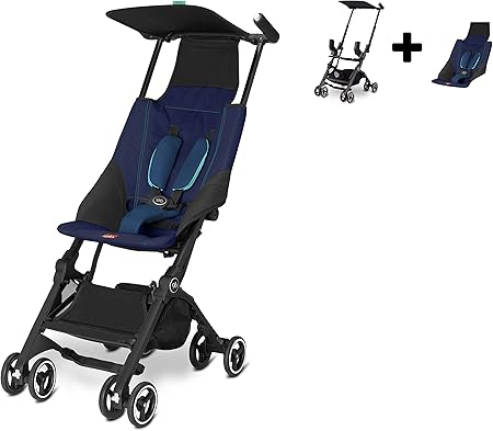 Buy Gb Pockit Go Stroller Bundle Infant Carrier And Seat Inlay Sapphire Blue Online At Low Prices In India Amazon In