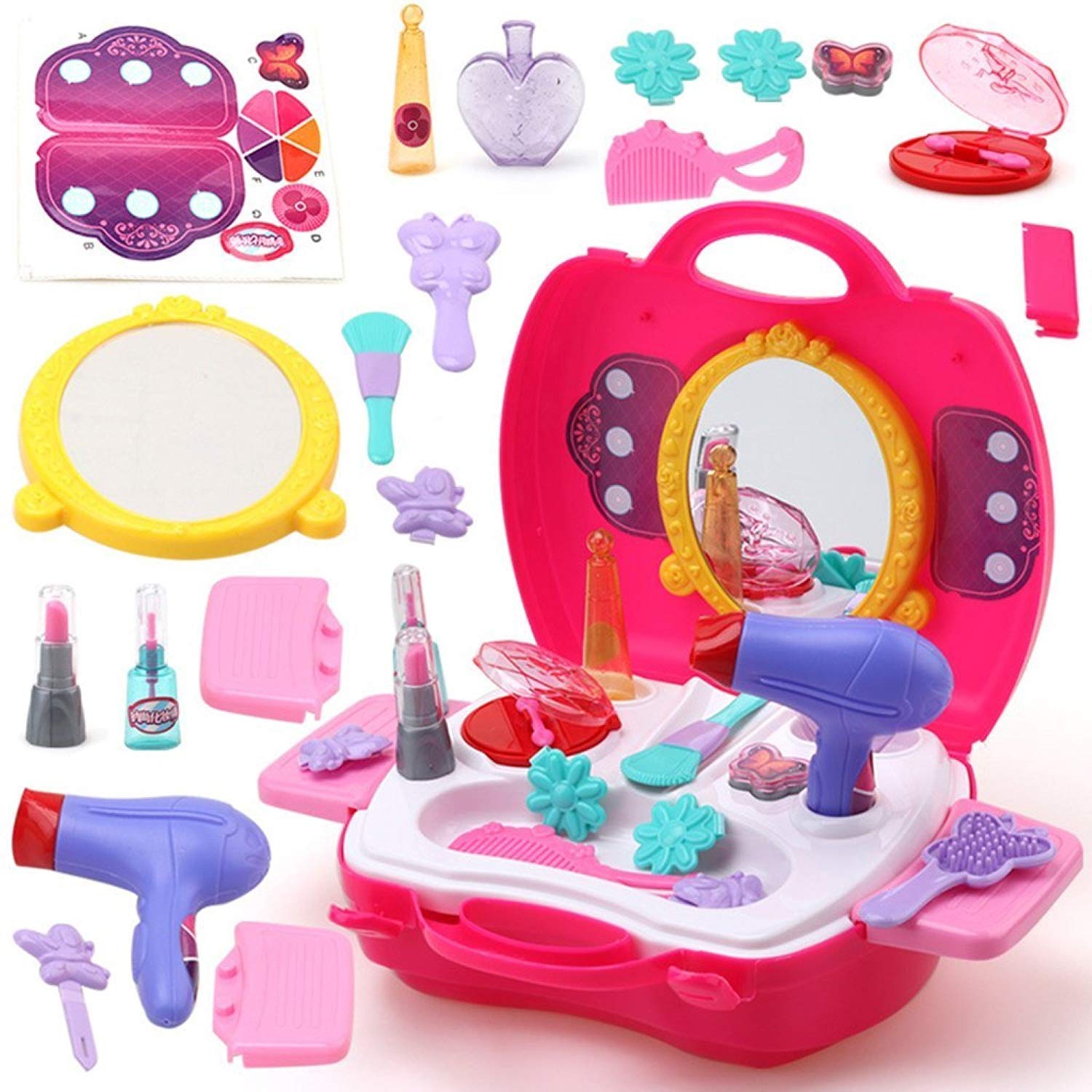 Buy Batli Boy Toy Beauty Make Up Case And Cosmetic Set Suitcase