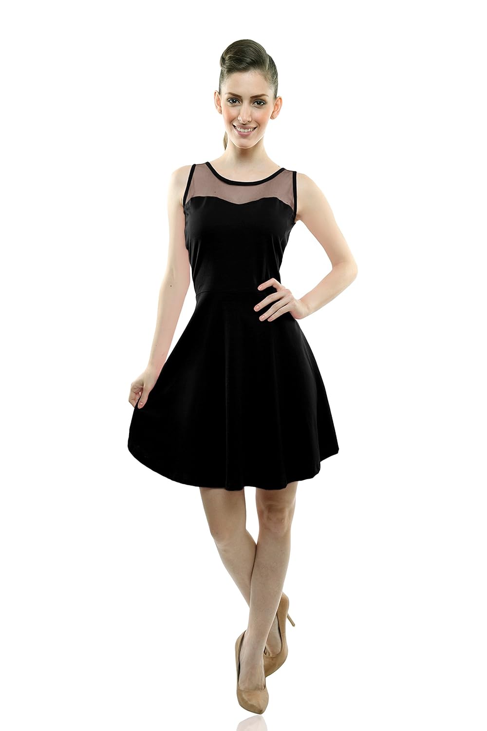 miss chase women's cotton skater dress