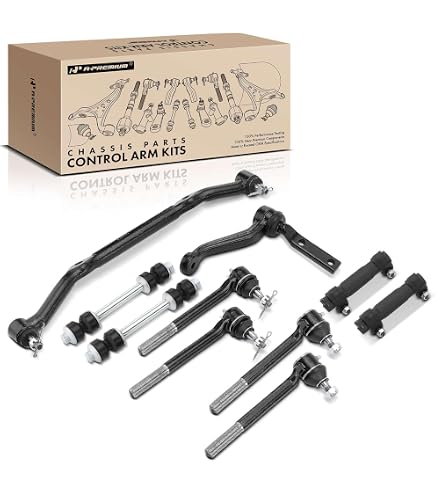 ECCPP 14-Piece Front Suspension Kit For 1998-2005 Chevy Blazer S10 GMC Jimmy 4WD – Ball Joints, Tie Rods, Sway Bar Links