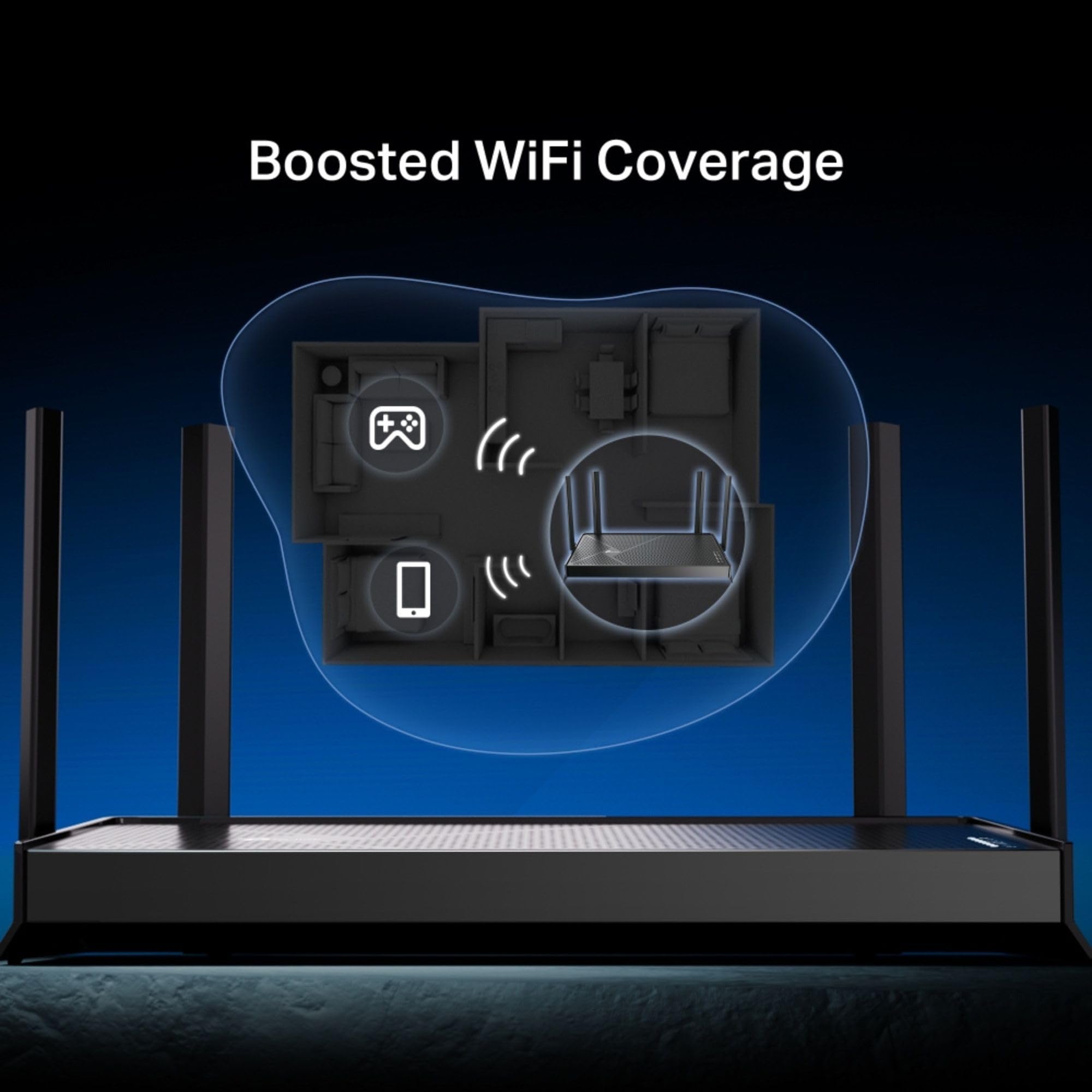TP-Link Archer BE3600 Router WiFi 7 BE3600Mbps, WiFi Router, 2.5G Ports, USB 3.0 Port, Maximized Coverage, VPN Router, Internet Booster Routers, WiFi Booster, HomeShield Security, Easy Setup,EasyMesh