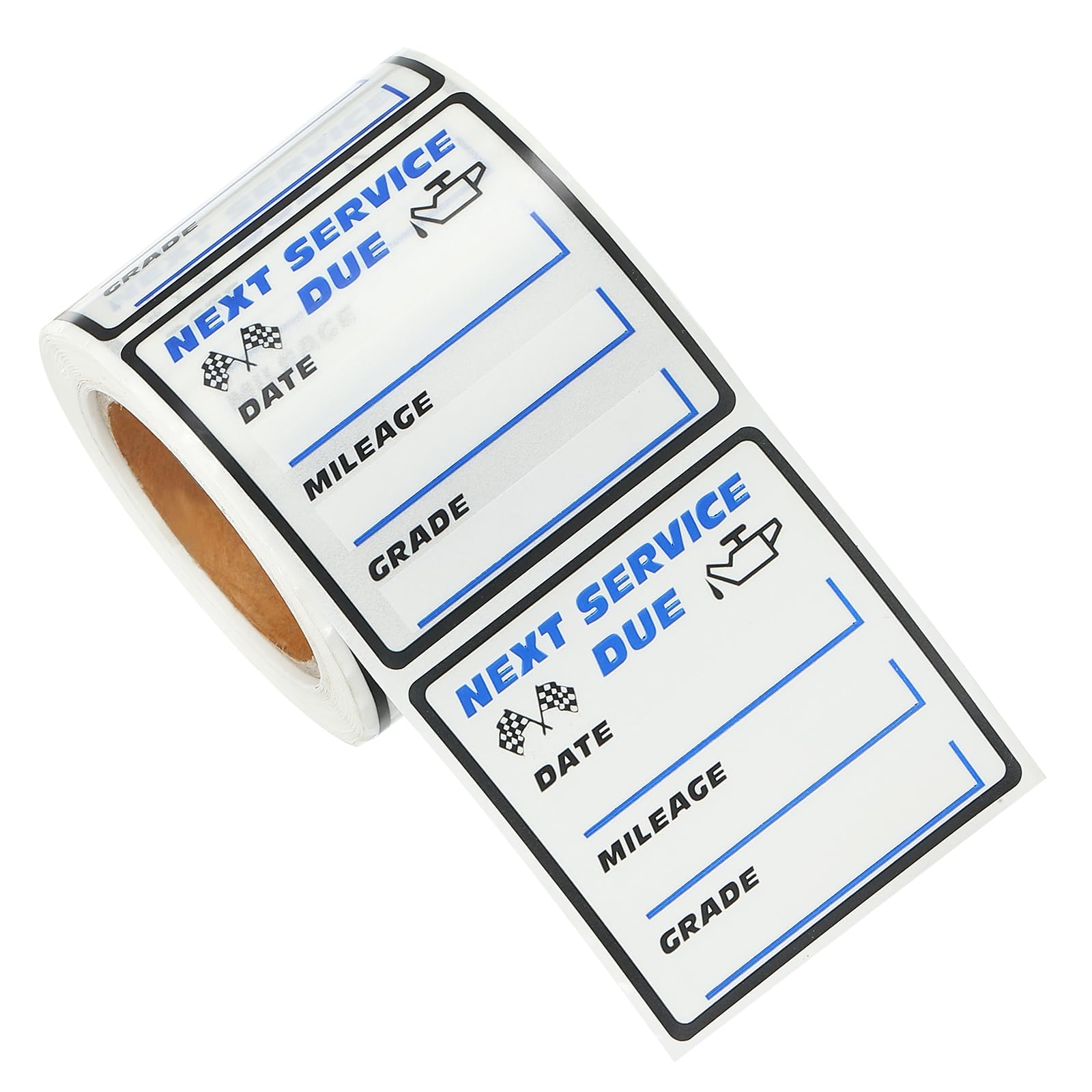 PATIKIL Next Service Due Stickers 2x2 Inch, 250 Pack in 1 Roll Service Reminder Sticker Labels Oil Change Stickers for Car Truck Auto Repair