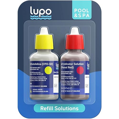 Lupo 2-in-1 Pool Test Kit Replacement Reagents | Pool Testing Kit ...
