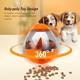 Zellar Interactive Treat Puzzle Dog Toy Slow Feeder Small Medium Cats Orange view 5