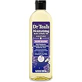 Dr Teal's Moisturizing Bath & Body Oil, Sleep Blend with Melatonin, Lavender & Chamomile Essential Oils, 8.8 fl oz.